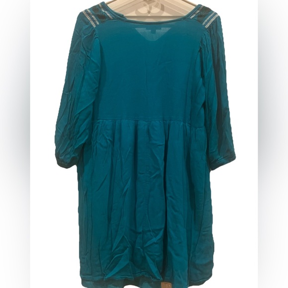 Woman’s Umgee Dress Tunics Bohemian Style Floral Embroidery Size L - Picture 2 of 3